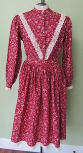 OUTFIT/TOP E GONNA/MISURA BUSTO 40" CALICO PRAIRIE VINTAGE ANNI 70 - Foto 1 di 10