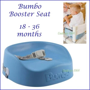 Bumbo Booster Sear Baby Child Booster 18 - 36 months Clip On Seat BLUE NEW - Picture 1 of 24