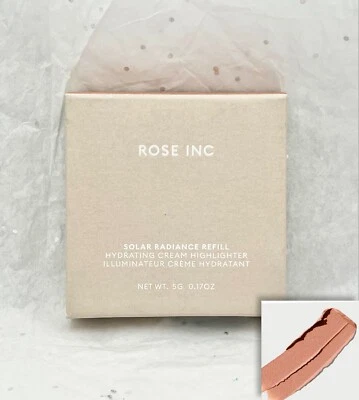 Rose Inc Solar Radiance REFILL Hydrating Cream Highlighter in GLANCING 5g/.17oz - Image 1 of 4