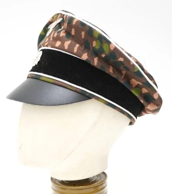 German Army WW2 Pea Dot Camo Peak Cap Uniform 1940's (SIZE 59)