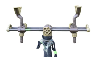 Primos Zielstock 2-Punkt 360° Gewehrauflage Version Gen 2&3 Zielhilfe +Adapter - Bild 1 von 5