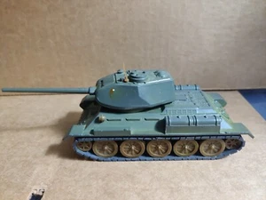 Model Toy Tank T-34 Metal Die Cast 1:43 Vintage USSR Soviet Military  - Picture 1 of 9
