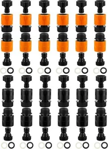 48 Pcs Garden Hose Quick Connector 3/4 Inch Plastic Water Hose Quick Connecto... - Picture 1 of 1