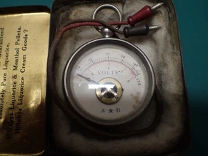 Taschenvoltmeter Sammlerstück siehe Fotos - Bild 1 von 5