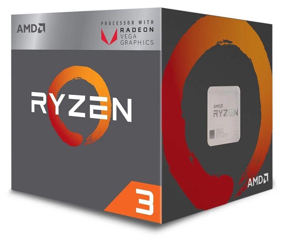 Processeur AMD Ryzen 3 PRO 2200GE 4 coeurs 3.6Ghz APU Radeon Vega 8 - socket AM4 - Photo 1/1