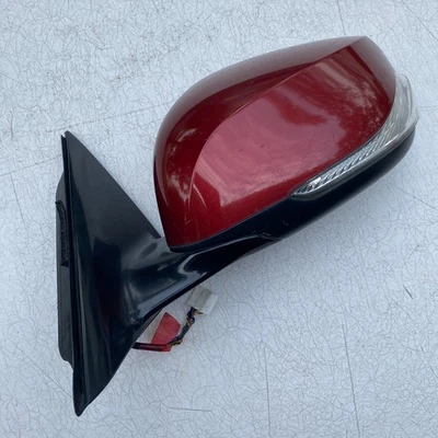 INFINITI Q50 2014-2023 OEM LEFT DRIVER DOOR MIRROR (RED) - Image 1 of 4