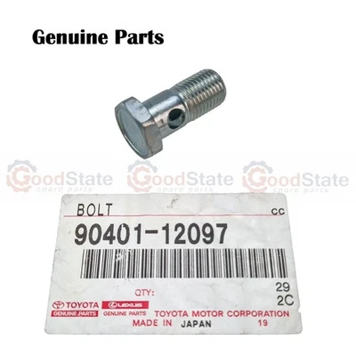 Genuine Toyota LandCruiser 80 Series FZJ FJ Fuel Hose Pipe Union Banjo Bolt - Image 1 of 3