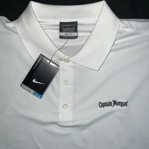 Nike Golf Dri-Fit Captain Morgan besticktes Hemd Herren X-Large neu neu mit Etikett - Bild 1 von 11