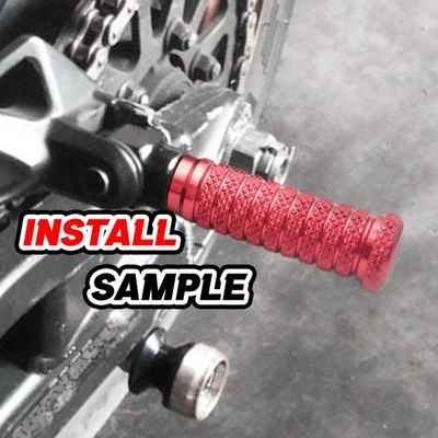 Clavijas delanteras estándar M-Grip rojas para Buell M2 Cyclone todo el año Foto 1 de 4