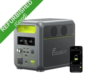 FOSSiBOT F1200 Tragbare LiFePO4 Powerstation 1024Wh 1200W 230VSolargenerator APP - Bild 1 von 24