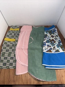 Konvolut 4 Vintage 60er/70er Jahre Halbschürzen. Drucke sind bunt & hell! Einige Mängel - Bild 1 von 24