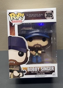 Funko Pop! Supernatural - Bobby Singer #305 Hot Topic Falta Hot Topic Etiqueta - Imagen 1 de 6