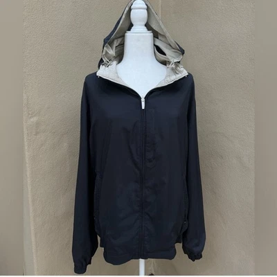 Chaqueta ligera reversible para hombre Zegna talla XXL negra/beige Pricefirm Foto 1 de 4