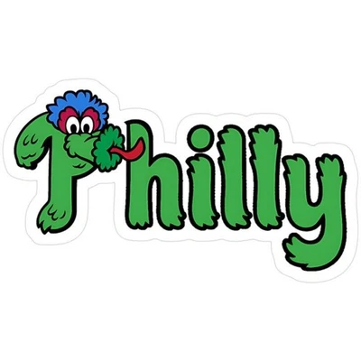Philadelphia Phillies Sticker Phanatic MLB Baseball  Die Cut Laminated - Image 1 of 2