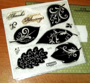 CTMH D1379 FLOURISHED BLESSING ~ Decorative Leaves, A Season of Blessings - Picture 1 of 2