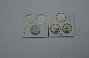 1943-p/d/s Lincoln Pennies Steel Set #1 - Bild 1 von 7