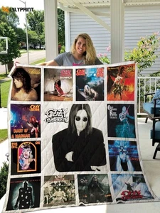 RIP Ozzy Osbourne Quilt Blanket For Fans Home Decor Gift - Picture 1 of 1