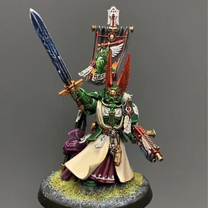 Warhammer 40K Azrael Supreme Grand Master Hobby Models Dark Angels Painted 40000 - Picture 1 of 6
