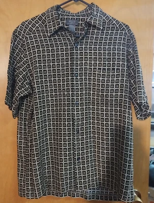 Crazy Horse Men's Shirt Size Medium Button Up Short Sleeve Light Weight Soft - Image 1 of 4
