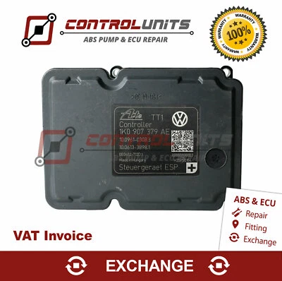 1K0907379AE / 10.0613-3898.1 ABS Control Unit - EXCHANGE SERVICE with WARRANTY - Image 1 of 4