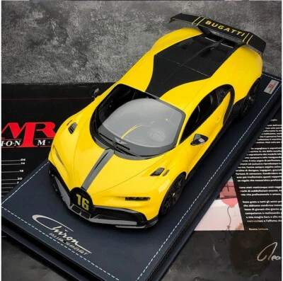 MR 1/18 Bugatti Chiron Pur Sport Supercar Resin Diecast Model Car Birthday Gifts - Image 1 of 4
