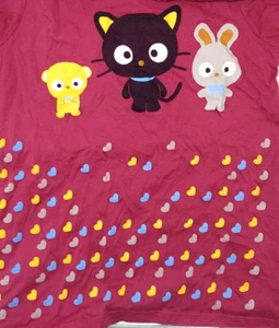 Camiseta Choco Cat By Doe SANRIO Util Jellybean Doble Cara W L Rosa Polvoriento - Imagen 1 de 5