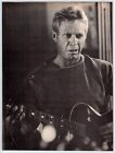 1967 Steve Mcqueen Playing Guitar 8"X11" Magazine Page Clipping 1960'S Acr12