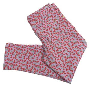 Juicy Couture Cherry Print Purple Jeggings Girls Size 8/10 - Picture 1 of 6