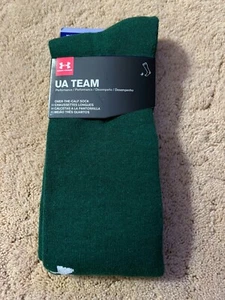 Par de calcetines Under Armour UA Team OTC verde oscuro blanco talla adulto XL1 - Imagen 1 de 4