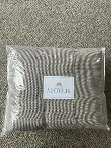 Matouk M121 Ando Full/Queen Blanket 100x100 Dune - Picture 1 of 5