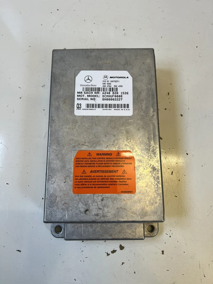 🔥2004 Mercedes Benz S430 Módulo de control de comandos de comunicación por voz OEM Foto 1 de 4