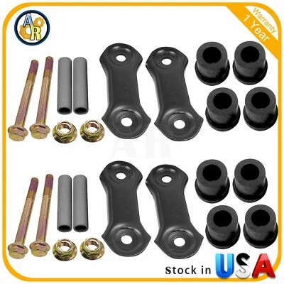 2Pcs Leaf Spring Shackle Rear Left Right For 1987-1995 Jeep Wrangler 722-203 Foto 1 de 3