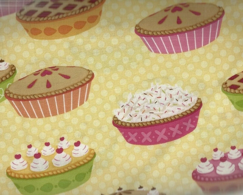 Confecciones Postres Pasteles Amarillo Comida Cocina Kaufman Comida Tela Foto 1 de 1