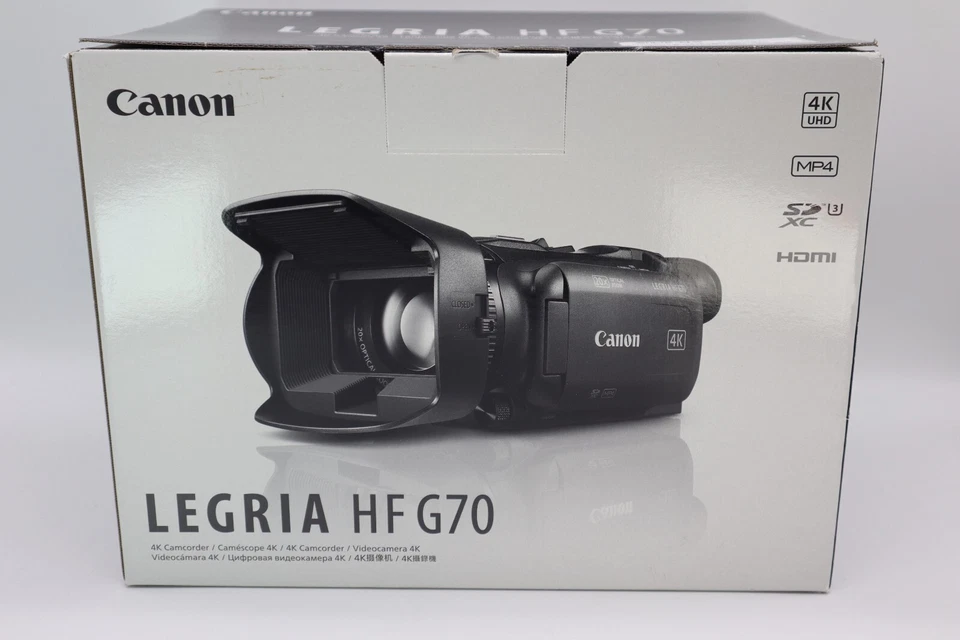 CANON LEGRIA HF G70 4K CAMCORDER #0501 - Image 1 of 4