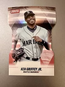 2022 Topps Stadium Club Ken Griffey Jr. RED Triumvirates Chrome Refractor SSP - Picture 1 of 2