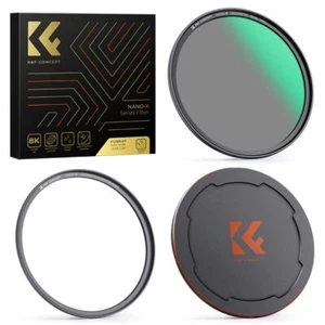 K&F Concept 3in1 ND8 Magnetic Lens Filter Nano-X HD 49/52/55/58/62/67/72/77/82mm - Picture 1 of 100