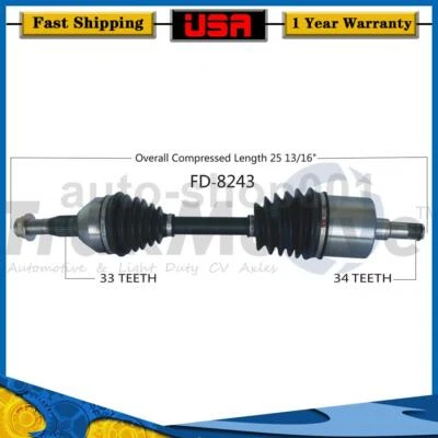 Front Left CV Axle Joint Shaft For Ford Taurus 2017 2016 2015 2014 2013 - Image 1 of 2