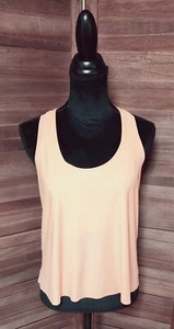 Athleta Top Donna Medium Arancione Canotta Senza Maniche 2 in 1 Ultimate Support Nuovo con etichette - Foto 1 di 9