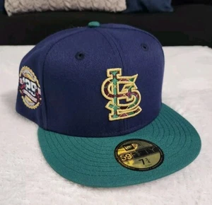 Gorra New Era Ajustada 7 3/4 Cardenales de San Luis Parche Exclusivo Argyle STL - Imagen 1 de 9
