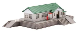 TOMIX N gauge wooden station building set green Model Railroad - Picture 1 of 5