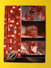 HOF JIM THOME BOBBY ABREU PAT BURRELL (SP) MOZAICS #M-9 PHILLIES - 2005 ZENTH