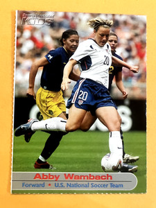 2003 SI Sports Illustrated For Kids Abby Wambach RC Rookie Card Soccer #325 USA