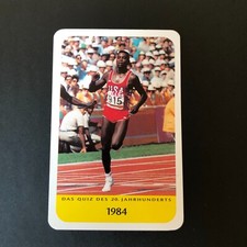 Carl Lewis 1998 Harenberg Das Quiz Des 20. Jahrhunderts #6134 (German Card)