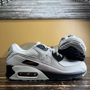 Nike Air Max 90 White Black Hot Curry DM0029-100 Men’s Size 7/ Women’s Size 8.5 - Picture 1 of 6