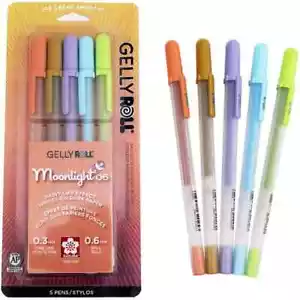 Penne a rullo Sakura Gelly - CHIARO DI LUNA, set di 5 pezzi - Foto 1 di 1
