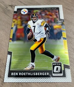 Donruss Optic # 93 Ben Roethlisberger Steelers Silver Prizm 2017 - Imagen 1 de 2