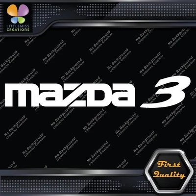 Compatible Mazda 3 Cars Name Racing Tuning JDM Logo Vinyl Decals Stickers - Image 1 of 4