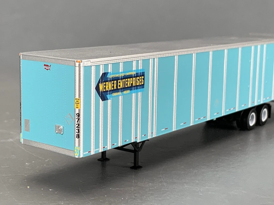 Reboque rodoviário HO Bowser Werner 53’ Platewall #97238 HO7540 - Imagem 1 de 4