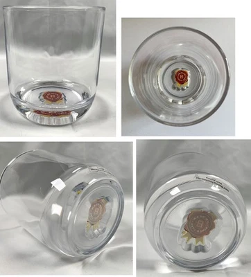 Jim Beam Bourbon Whiskey Embossed Rocks Glass 8 oz - Image 1 of 4