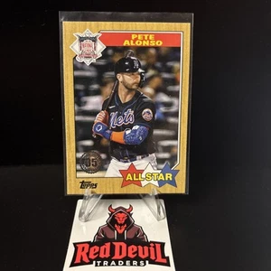 2022 Topps Series 2 - 1987 Topps All-Star Baseball Pete Alonso #87AS-29 - Picture 1 of 2